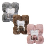 House & Home 泡泡毛舒適毯 152公分 X 177公分