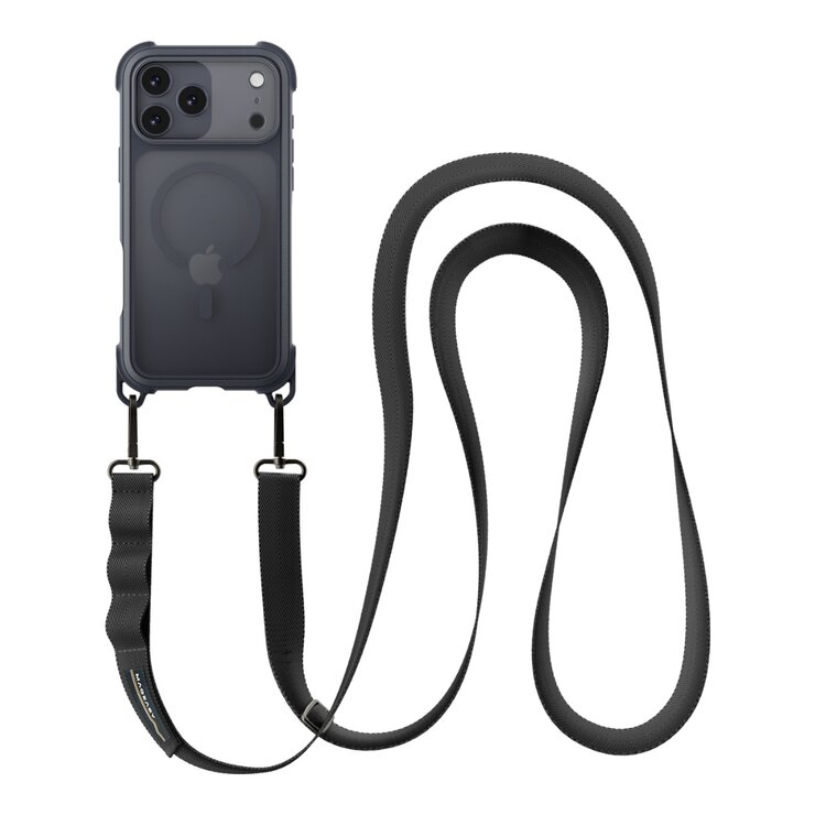 MAGEASY Odyssey Strap M 超軍規防摔掛繩手機殼 iPhone 17 Pro Max(皮革午夜/沉穩黑) + 鏡頭保護貼Lenz 鈦合金(午夜鈦) + Vetro 9H 鋼化玻璃保護膜 MAGEASY Odyssey Strap M 超軍規防摔掛繩手機殼 iPhone 17 Pro Max(皮革午夜/沉穩黑) + 鏡頭保護貼Lenz 鈦合金(午夜鈦) + Vetro 9H 鋼化玻璃保護膜