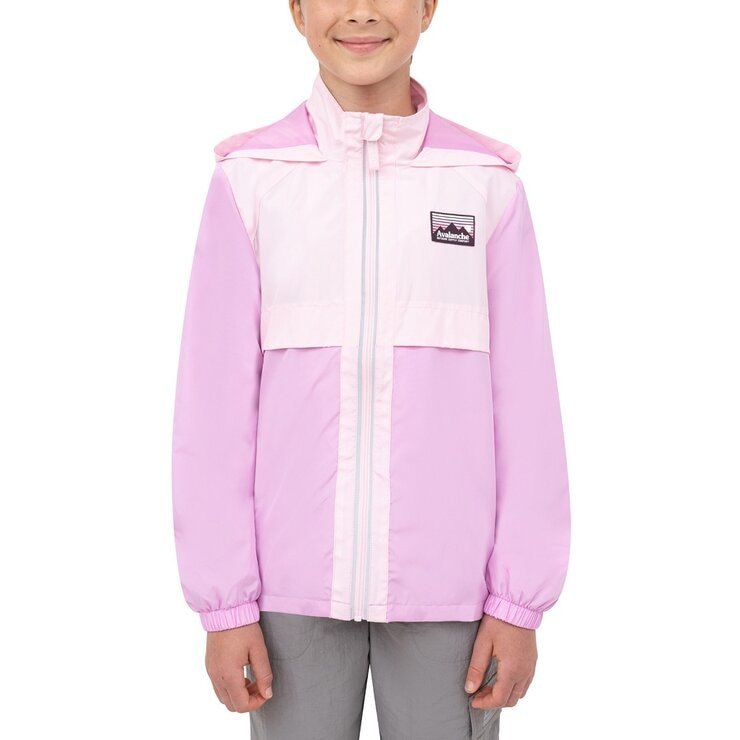 Avalanche 兒童防風外套 粉 XS