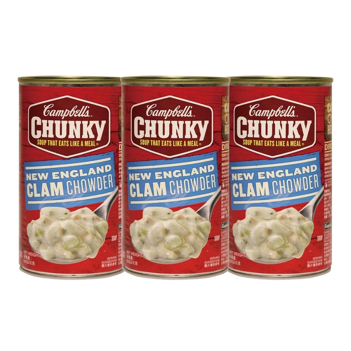 金寶 新英倫蛤蠣濃湯 505公克 X 3罐 金寶 新英倫蛤蠣濃湯 505公克 X 3罐