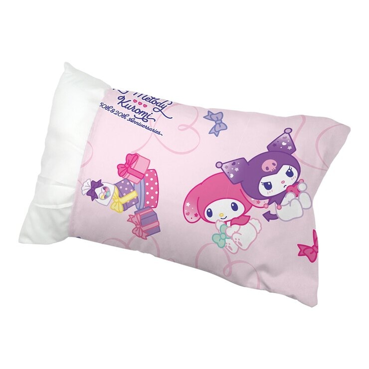 收納型卡通兒童睡袋 3件組 美樂蒂 & 庫洛米 慶生派對