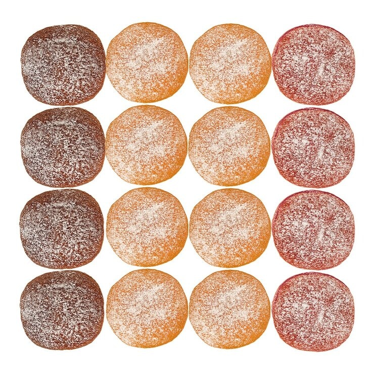 綜合迷你夾餡甜甜圈 16入