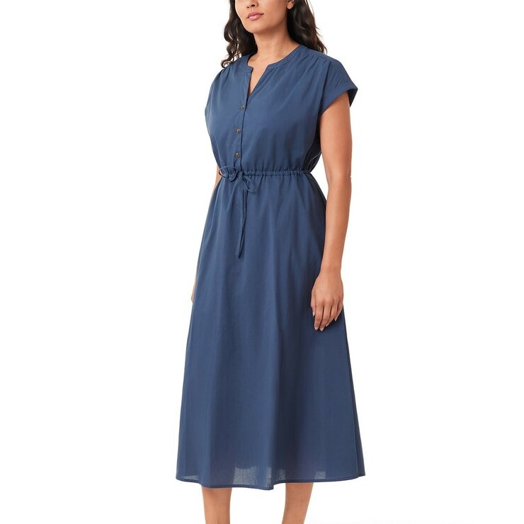 Scotch & Soda 女無袖連身洋裝 藍