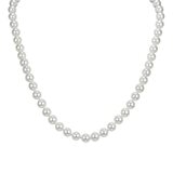 淡水珍珠項鍊 18K白K金 7公釐-7.5公釐 淡水珍珠項鍊 18K白K金 7公釐-7.5公釐