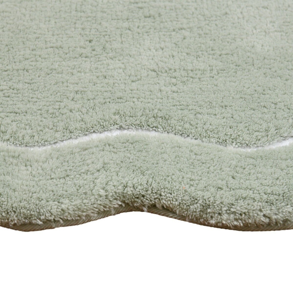 Riviera Home 花邊柔軟浴室地墊 2入 40公分 X 60公分 綠