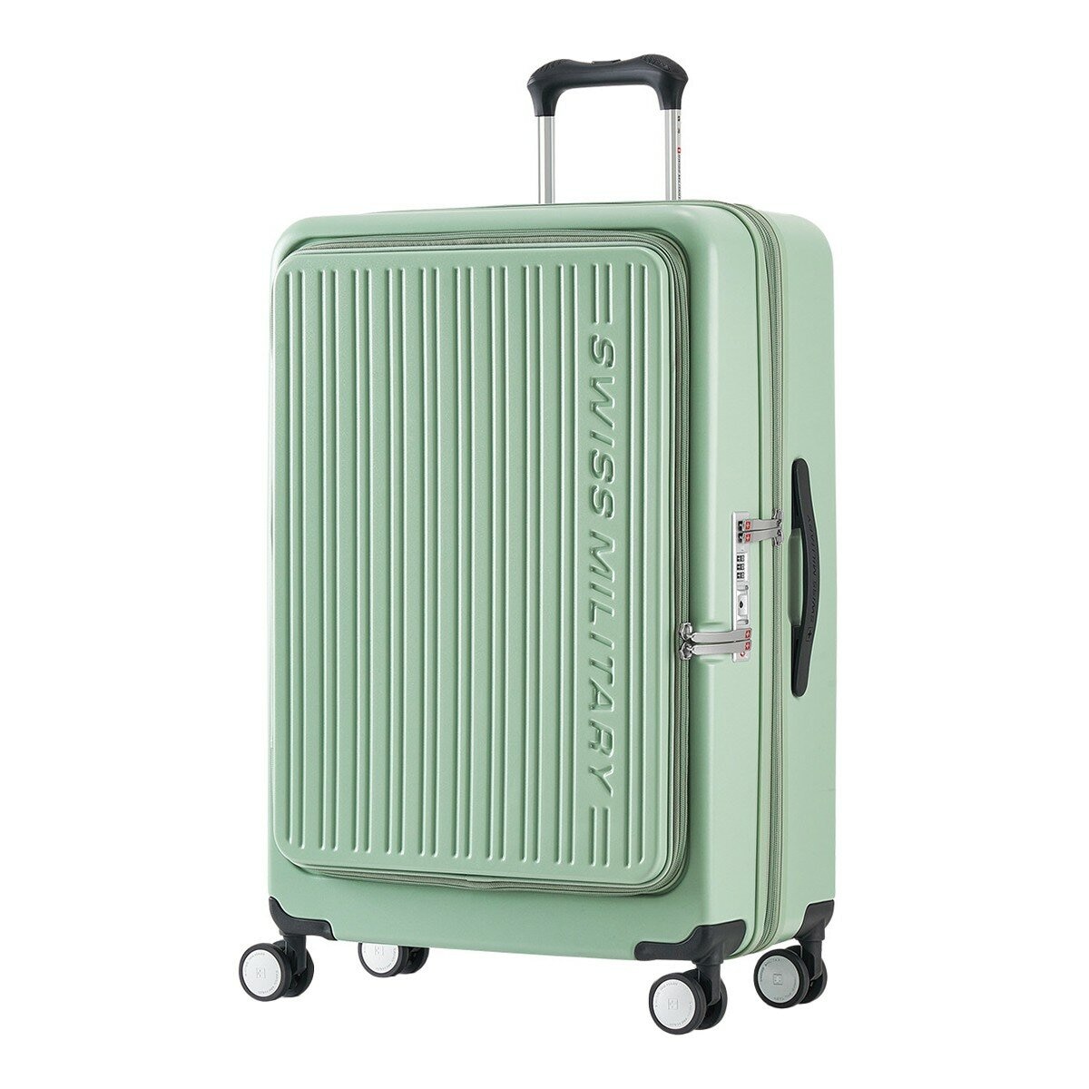 SWISS MILITARY 30吋 前開式行李箱 薄荷綠