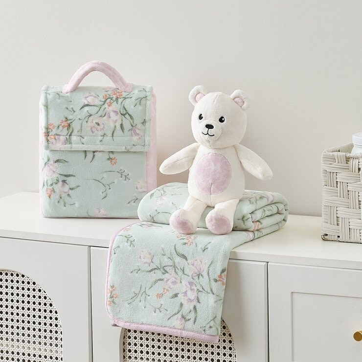 Casual Living 兒童玩偶蓋毯提袋禮品組