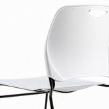 Musical Chairs Harmony 可堆疊訪客椅 2入組 白