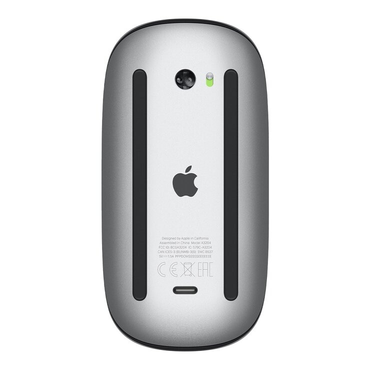 Apple 巧控滑鼠 (USB‑C) 黑色多點觸控表面