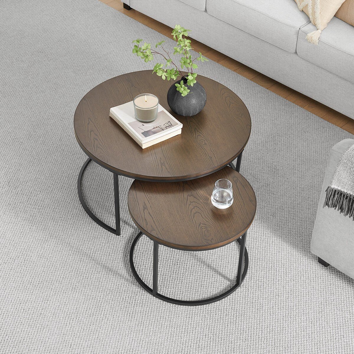Bayside Furnishings 咖啡邊桌兩件組
