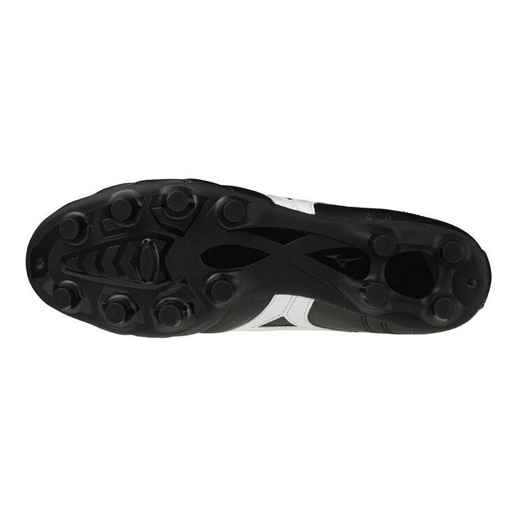 Mizuno 男足球鞋 MORELIA ll CLUB P1GA250801 黑+白 31公分