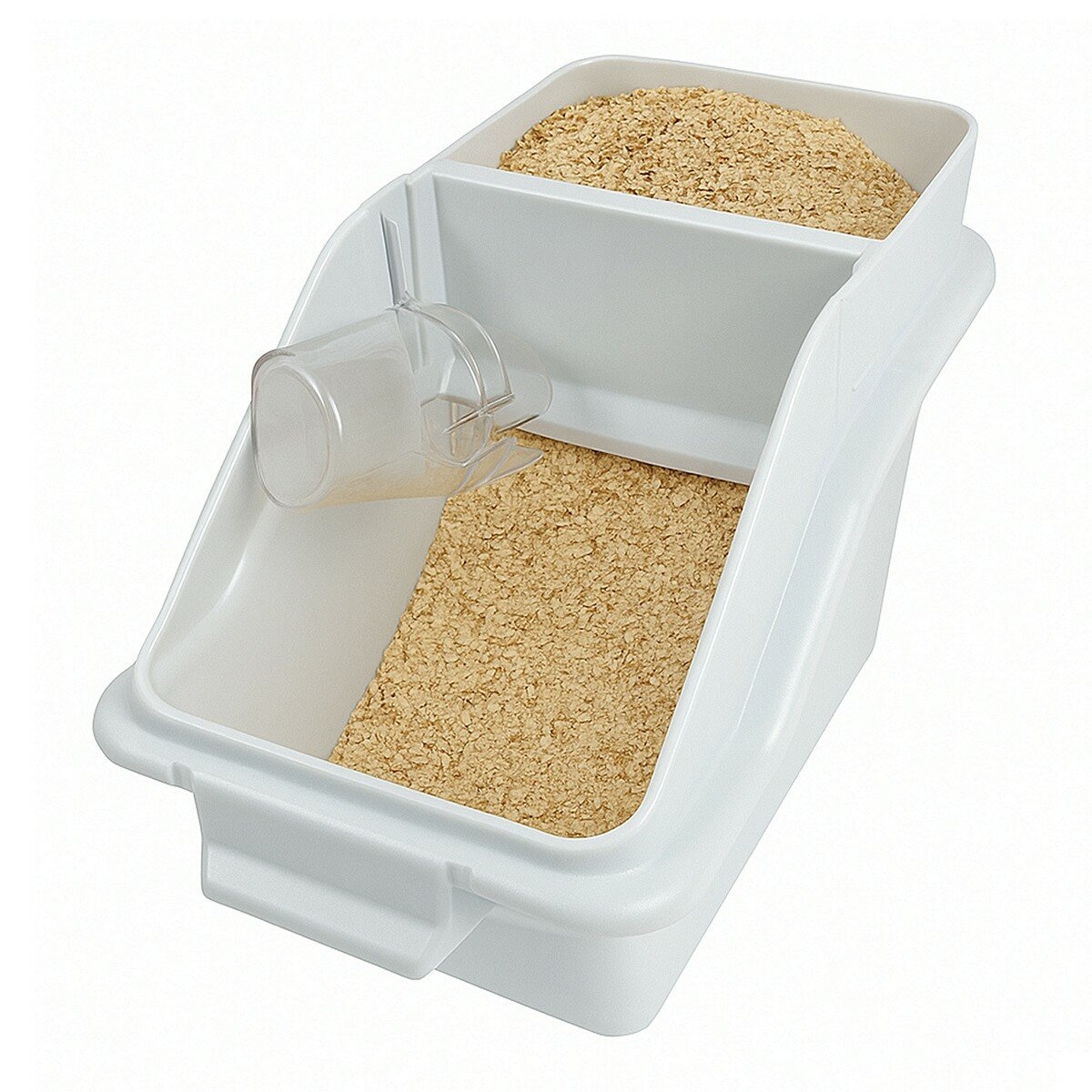 Rubbermaid Commercial Products 桌上型雜糧儲物桶含勺子 (容量約11公斤)