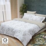 CASA 100%萊賽爾兩用被床包枕套六件組 梔葉芝藍 雙人