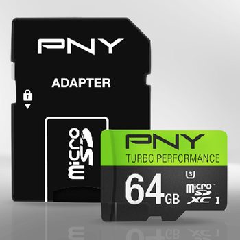 PNY 64GB 4K MicroSD 記憶卡 PNY 64GB 4K MicroSD 記憶卡