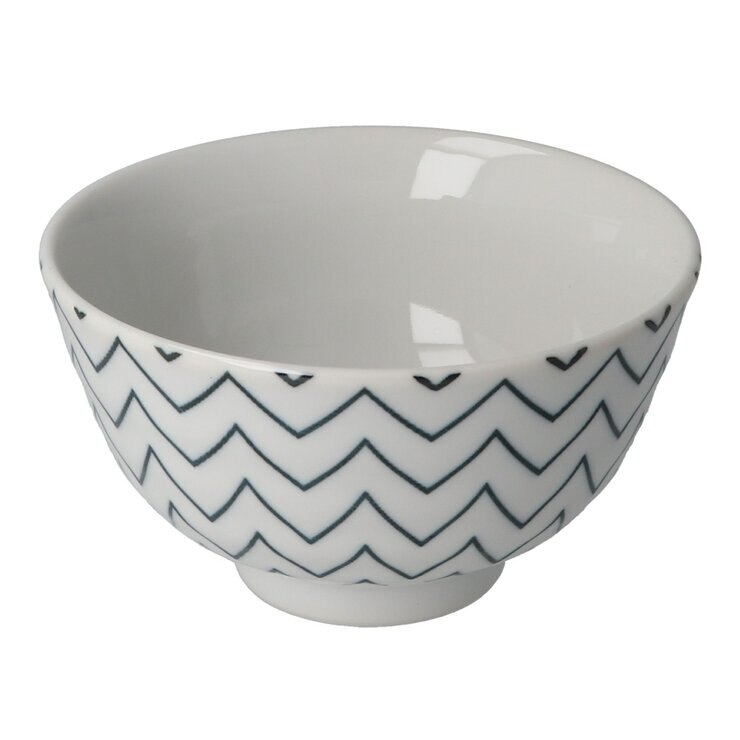 Minoyaki 日本製美濃燒飯碗 8件組 幾何