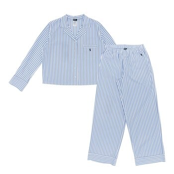 Polo Ralph Lauren 女長袖睡衣套組 淺藍 S