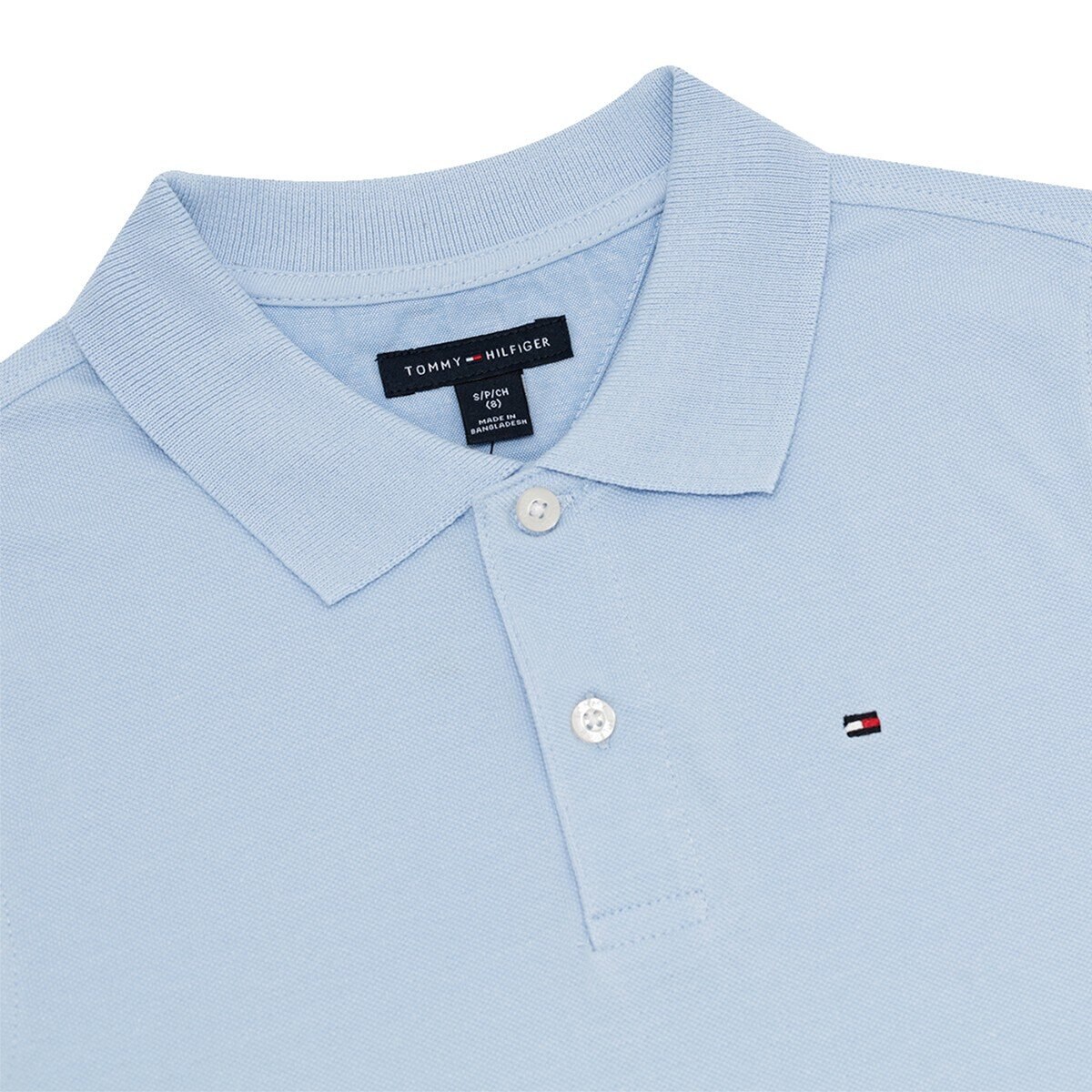 Tommy Hilfiger 男童 Polo 衫 淺藍色