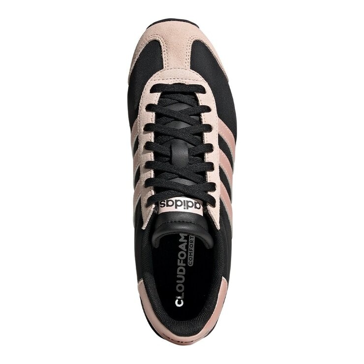 Adidas 女運動休閒鞋 黑粉 US 8.5