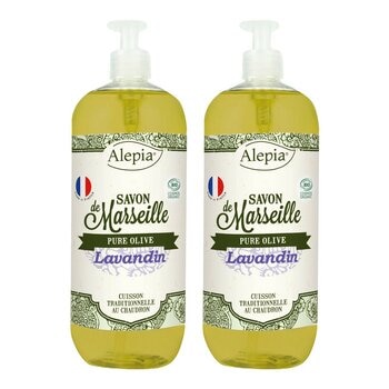Alepia Marseille 液態馬賽皂 薰衣草 1000毫升 X 2入