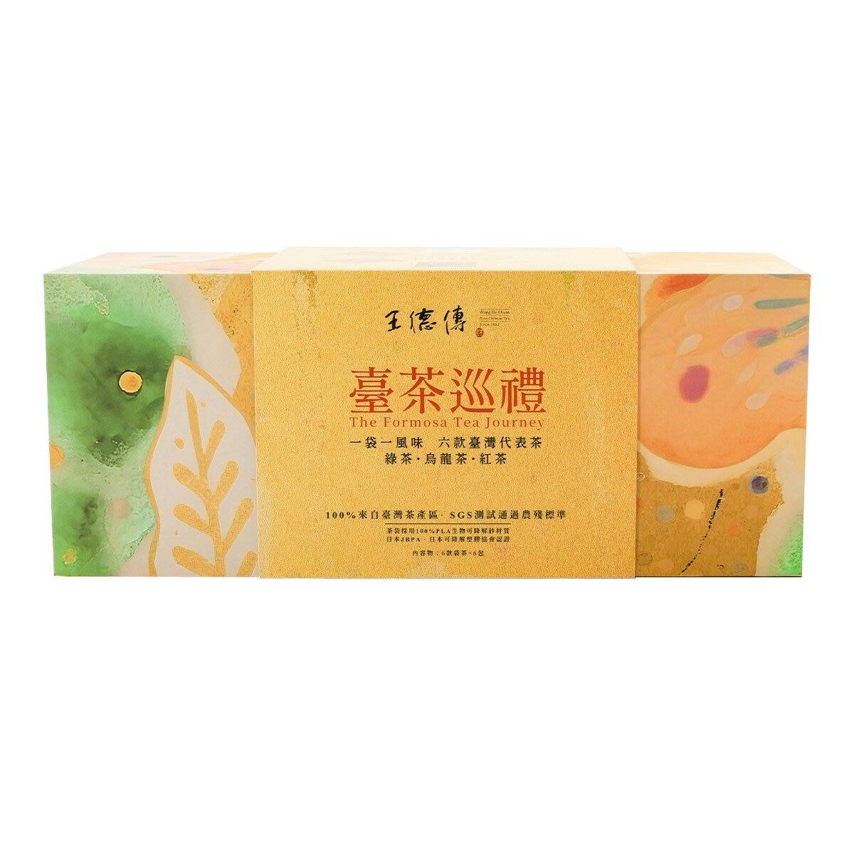 王德傳 臺茶巡禮袋茶禮盒 36包入