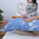 CASA 萊賽爾長抱枕 45公分 X 120公分 X 20公分 晨霧花