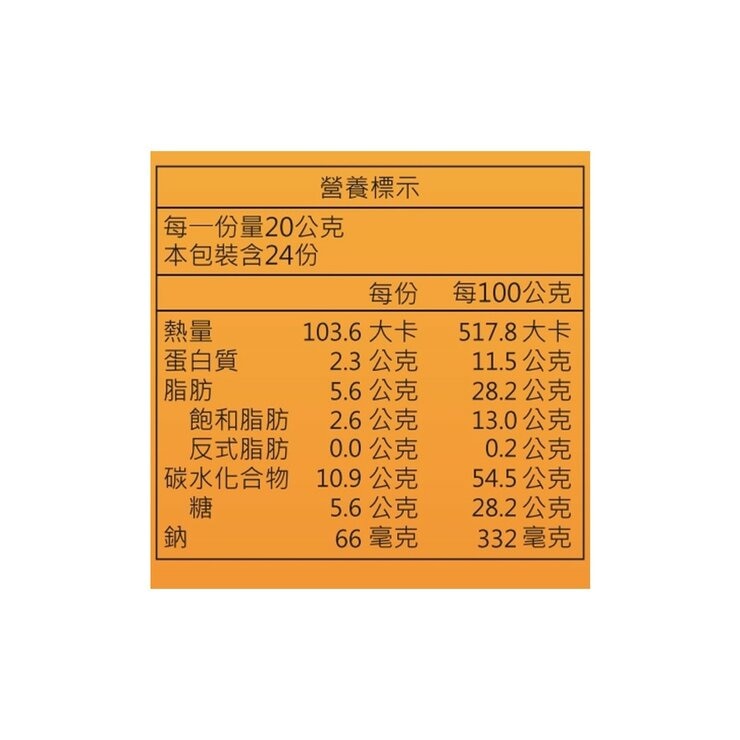 興麥 肉鬆蛋捲 20公克 X 24入 興麥 肉鬆蛋捲 20公克 X 24入