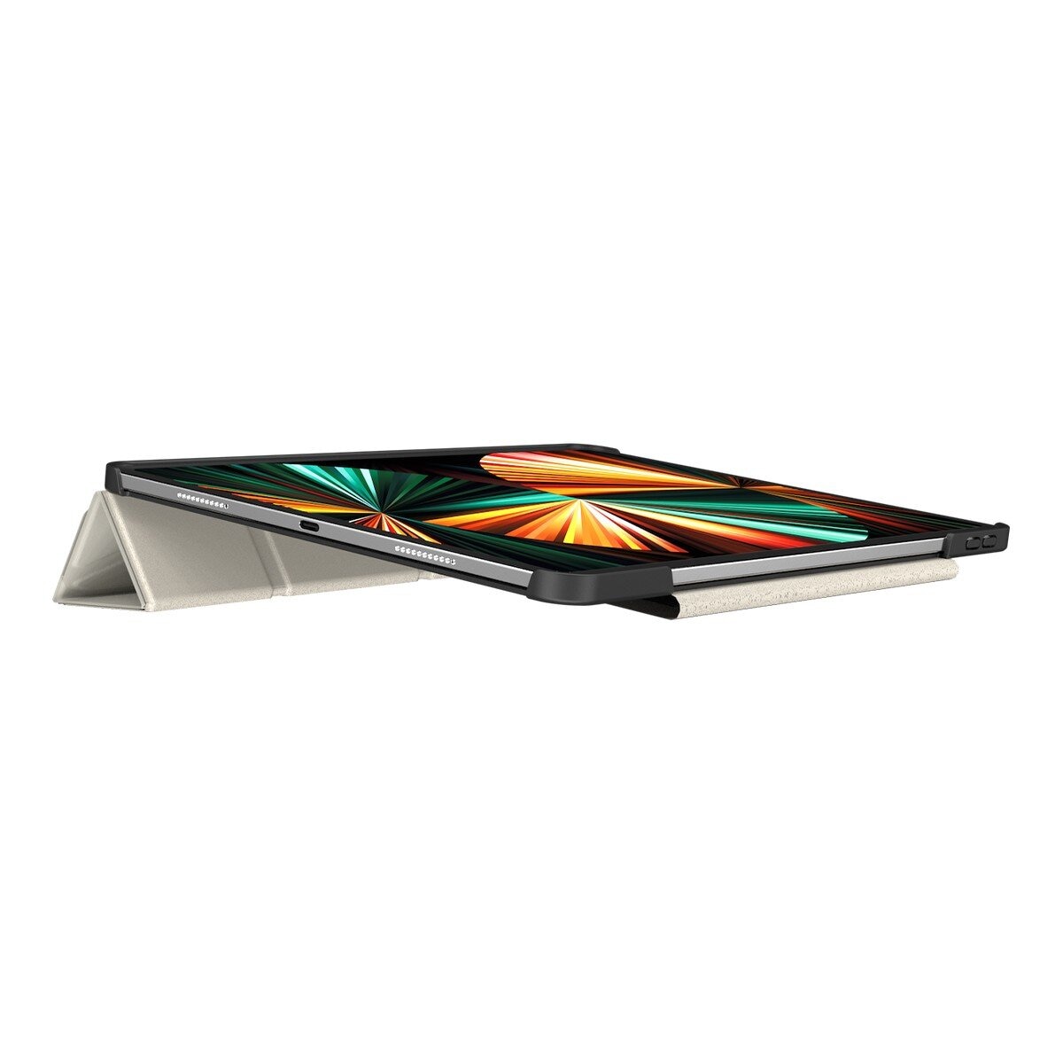 SwitchEasy Origami 全方位多角度支架保護套 iPad Air 13吋 M3 / M2 & iPad Pro 12.9吋 2022 M2 - 2018 星光白