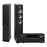 ONKYO ELAC 兩聲道立體組合 TXNR696+DF52+D1C1018 Excellence 喇叭線6M