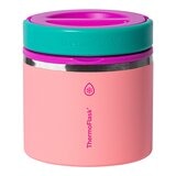 Thermoflask 不鏽鋼真空食物燜燒罐 591毫升 X 2件組 珊瑚粉+藍 Thermoflask 不鏽鋼真空食物燜燒罐 591毫升 X 2件組 珊瑚粉+藍