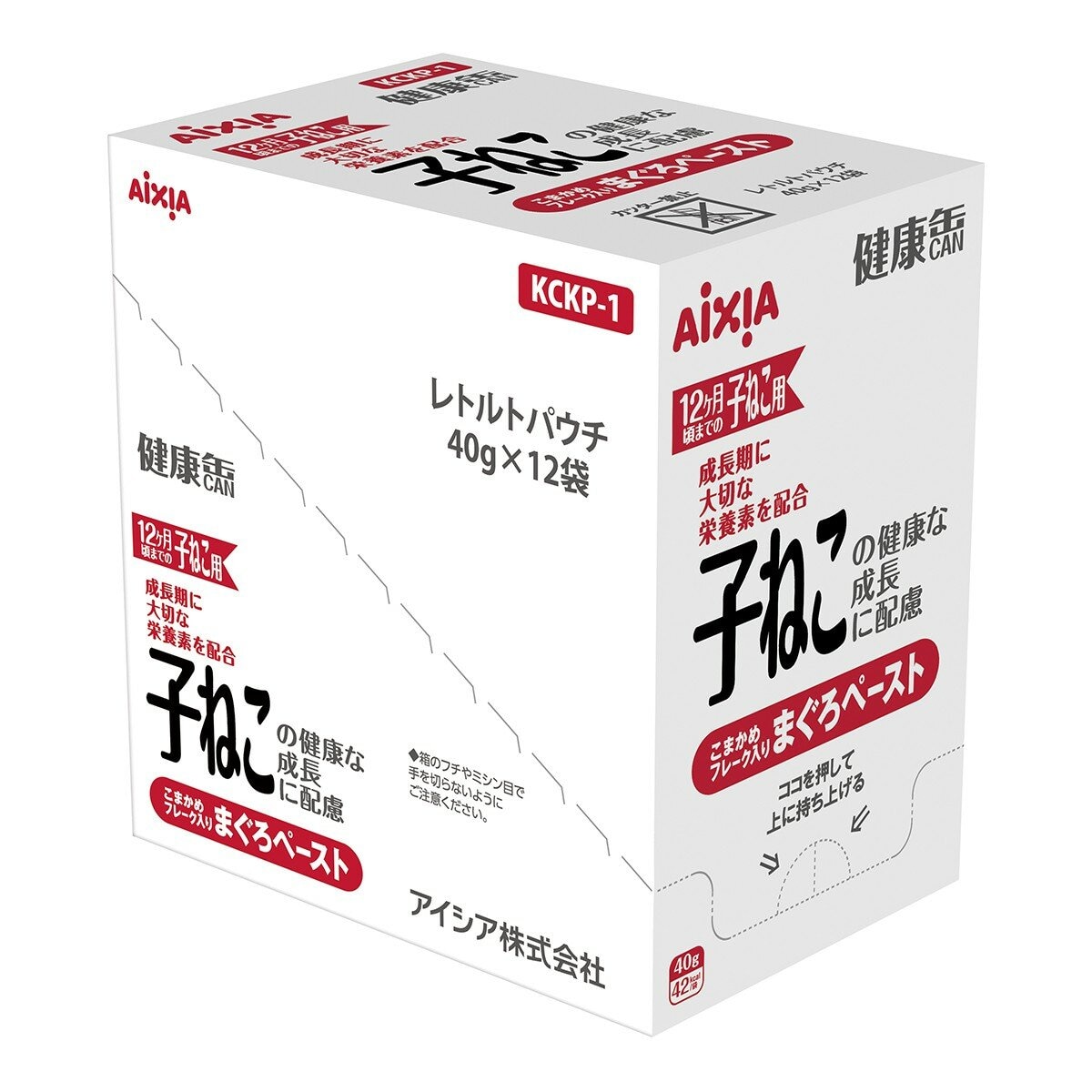 愛喜雅 健康缶貓餐包 幼貓 40公克 X 12包 X 4入