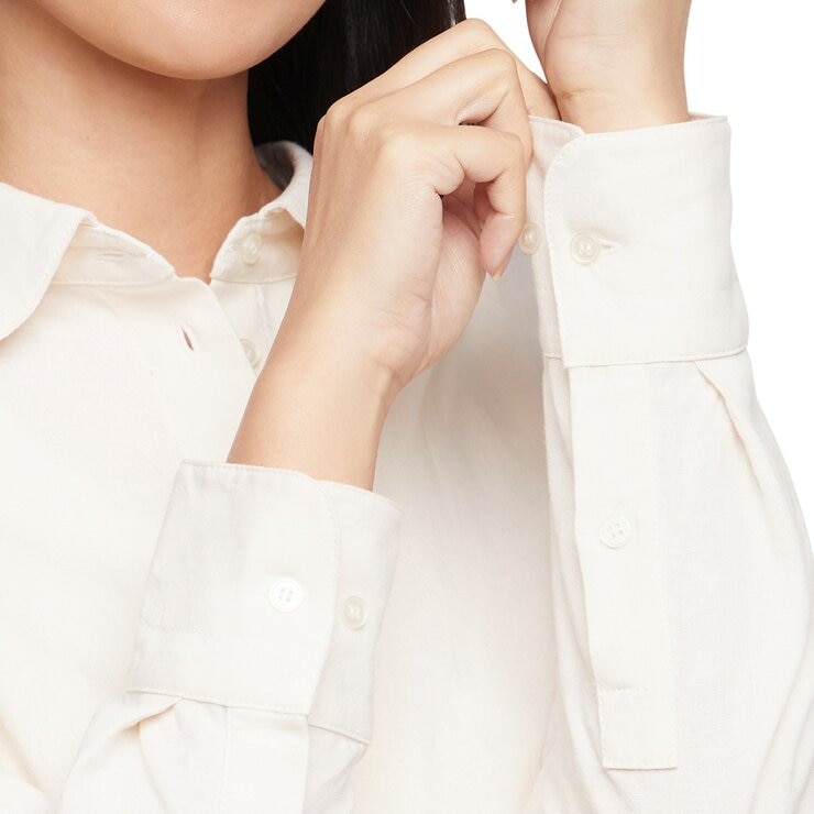 Banana Republic 女長袖襯衫 白