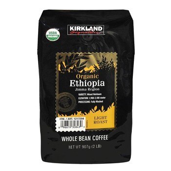 Kirkland Signature 科克蘭 有機衣索匹亞咖啡豆 907 公克 Kirkland Signature 科克蘭 有機衣索匹亞咖啡豆 907 公克