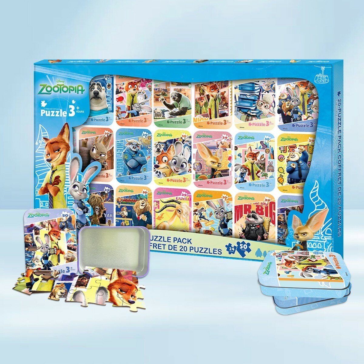 Disney Zootopia 拼圖 20入 / 3歲以上