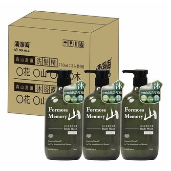 森山島讀沐浴露 山馬告 750毫升 X 3入