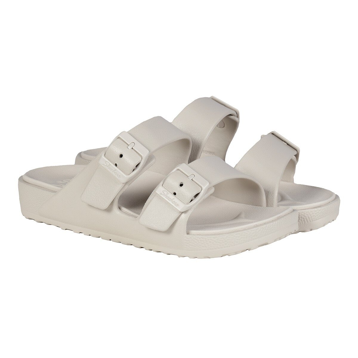 Skechers 女拖鞋 米色 US 7