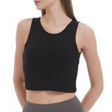 Nautica 女罩杯式背心上衣 兩件組 黑+杏 S