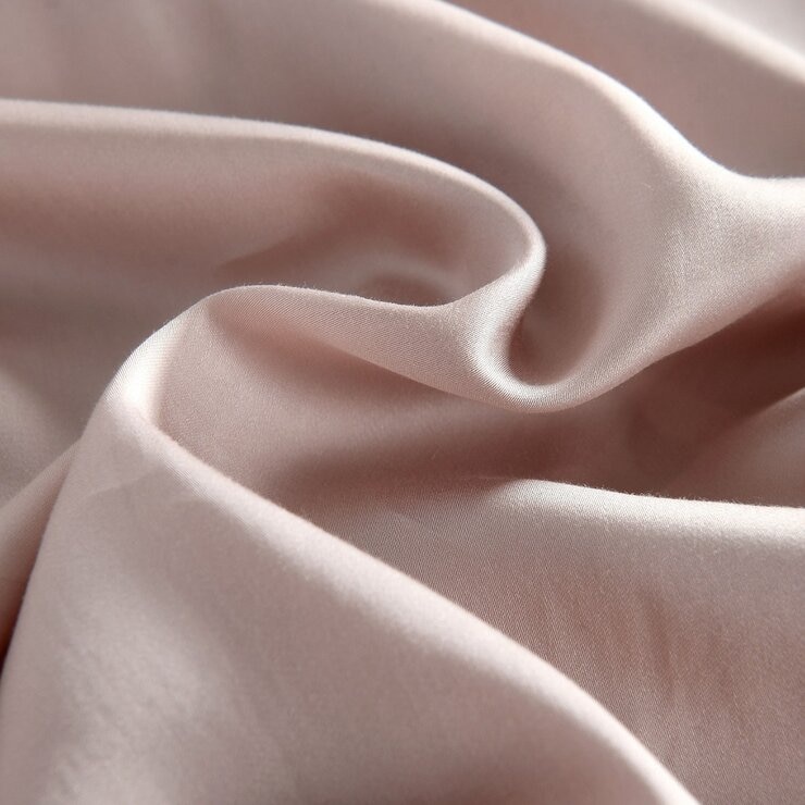 Don Home 萊賽爾素色雙人特大被套床包六件組 182公分 X 212公分 藕粉