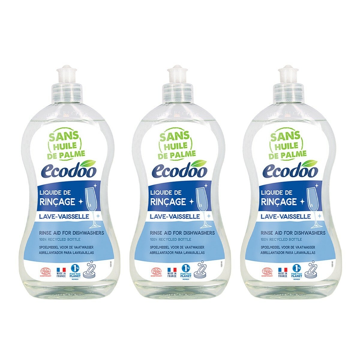 易可多 洗碗機專用環保無痕潔亮劑 500毫升 X 3入