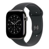 Apple Watch Series 11 GPS + 行動網路 42公釐 石瓦色鈦金屬錶殼 附黑色運動型錶帶 S/M
