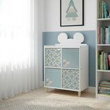 Disney 造型四格置物櫃