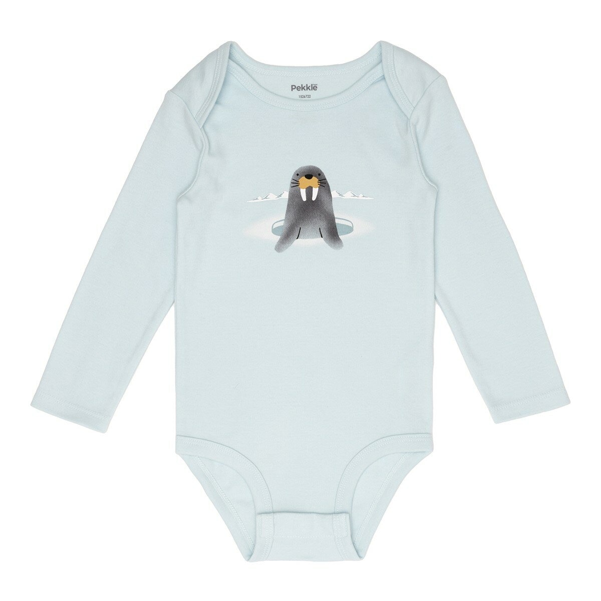 Pekkle 嬰兒秋冬服飾四件套組 海獅 9M