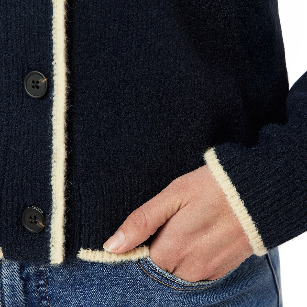 Scotch & Soda 女開襟衫 深藍 Scotch & Soda 女開襟衫 深藍