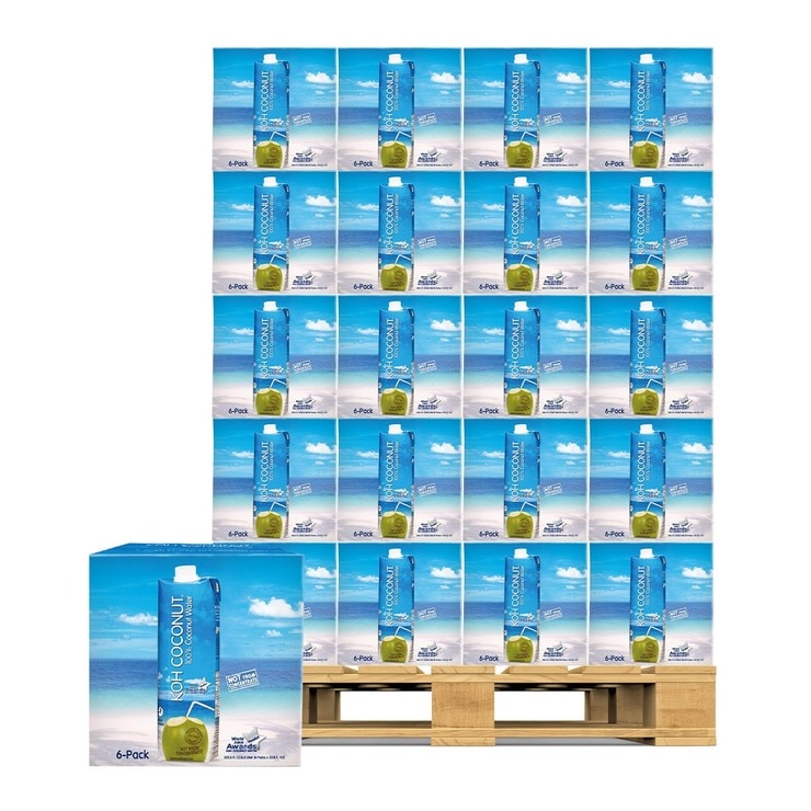 Koh 純椰子汁1公升x 6入x 136組 Costco 好市多