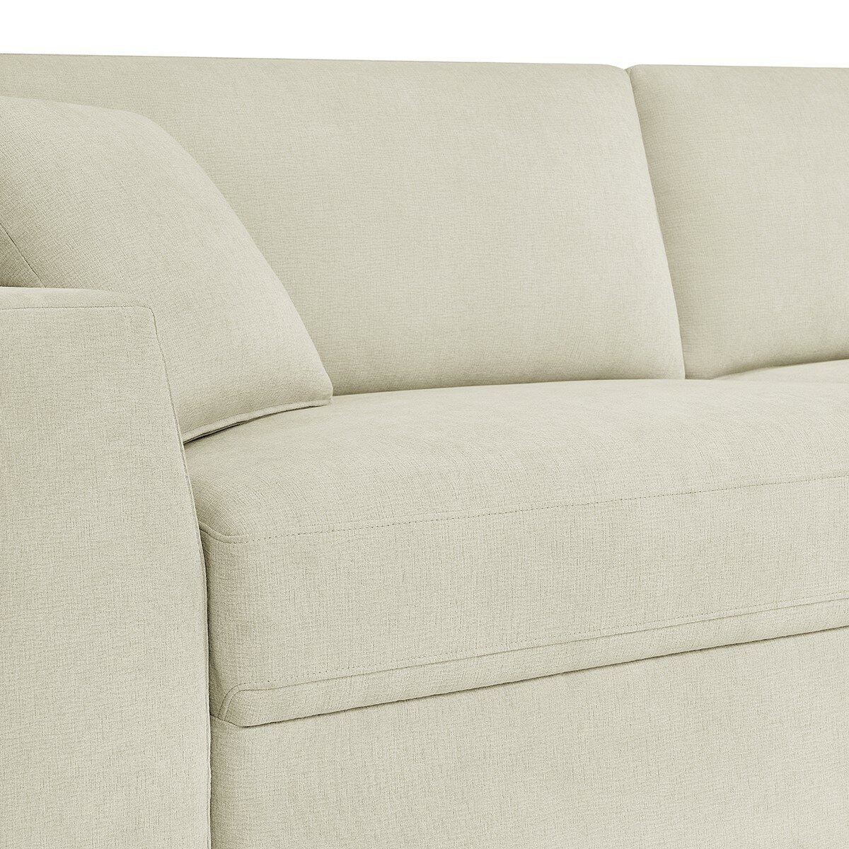 Thomasville L型布面沙發床 淺米色 Thomasville L型布面沙發床 淺米色