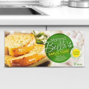 Mamma Bella 冷凍蒜味麵包 376公克 X 3盒 Mamma Bella 冷凍蒜味麵包 376公克 X 3盒