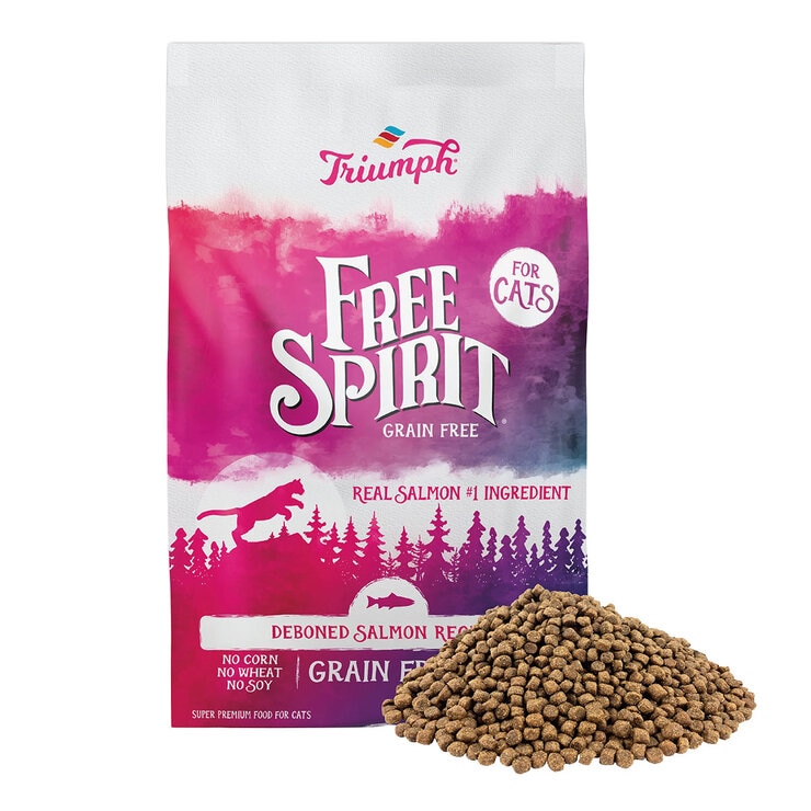 Triumph Free Spirit Grain Free Salmon Recipe Cat Food 4.98 kg