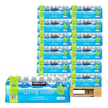 Kirkland Signature 科克蘭 泉水 236毫升 X 80瓶 X 42入 Kirkland Signature 科克蘭 泉水 236毫升 X 80瓶 X 42入