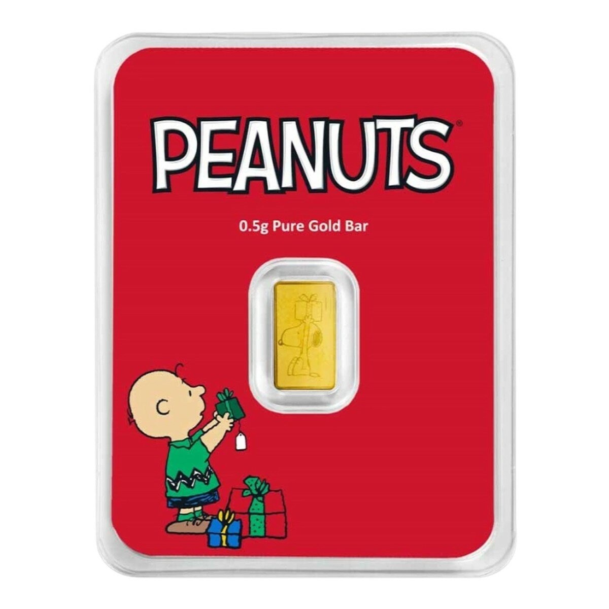 PAMP 史努比金條 999.9 純金 0.5公克