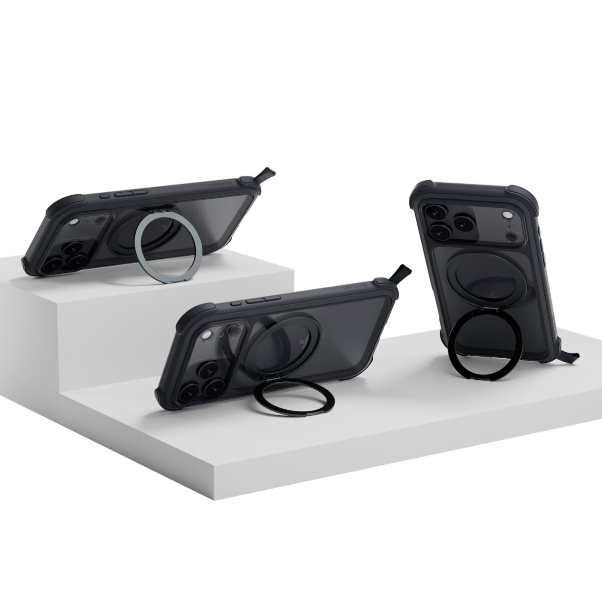 MAGEASY Odyssey Stand M 超軍規防摔磁吸支架手機殼 iPhone 17 Pro Max(皮革午夜) + 鏡頭保護貼Lenz(迷霧) + Vetro 9H 鋼化玻璃保護膜 MAGEASY Odyssey Stand M 超軍規防摔磁吸支架手機殼 iPhone 17 Pro Max(皮革午夜) + 鏡頭保護貼Lenz(迷霧) + Vetro 9H 鋼化玻璃保護膜