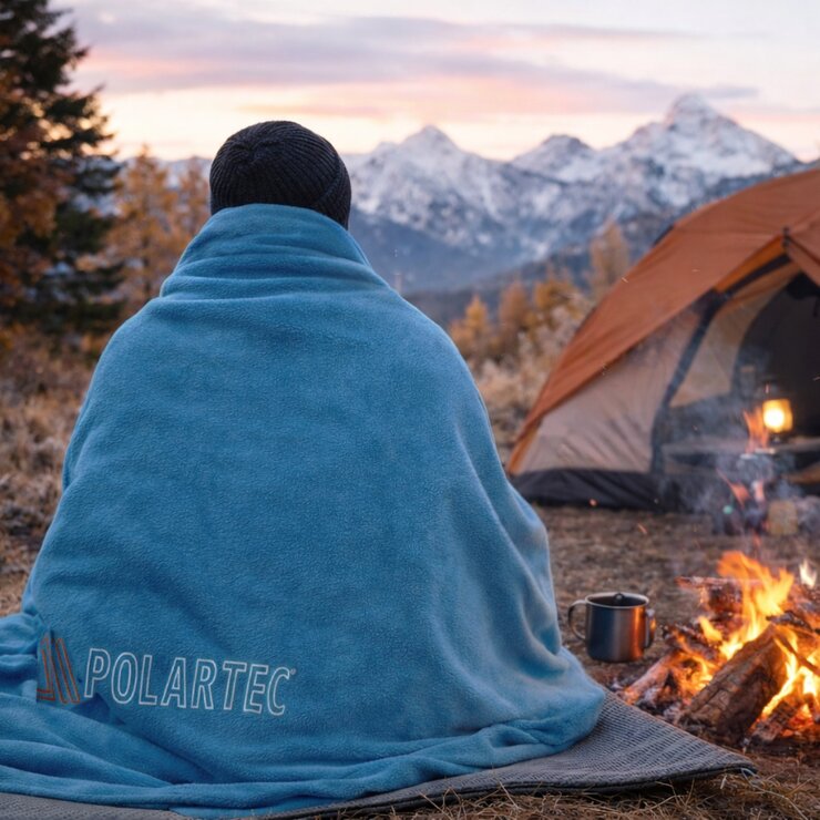 Polartec 毛絨毯 170公分 X 220公分 藍